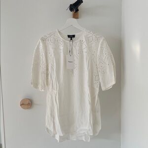 *BRAND NEW* Theory White Blouse